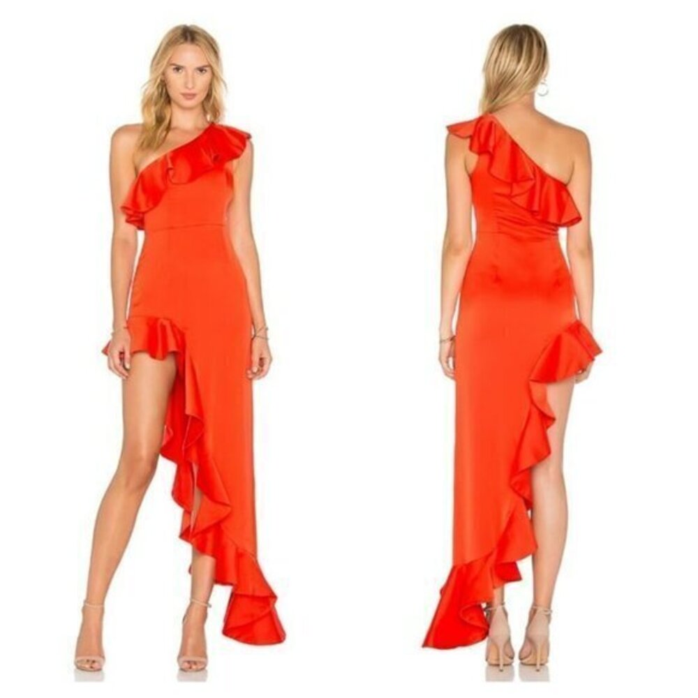 Lovers and Friends xREVOLVE Chasity Gown - Salsa